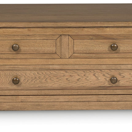 Sharlance - Lift Top Cocktail Table - Light Brown