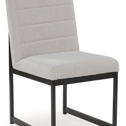 Tomtyn - Dining Upholstered Side Chair (Set of 2) - Light Brown