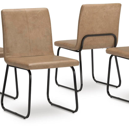Pharwynn - Dining Upholstered Side Chair (Set of 4) - Toast