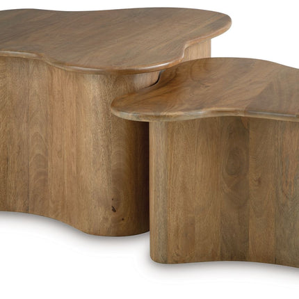 Abeford - Accent Cocktail Table (Set of 2) - Brown