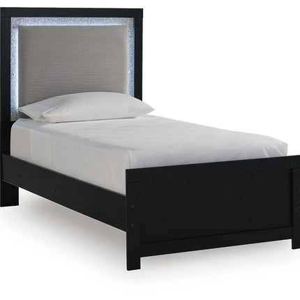 Maeling - Upholstered Panel Bed