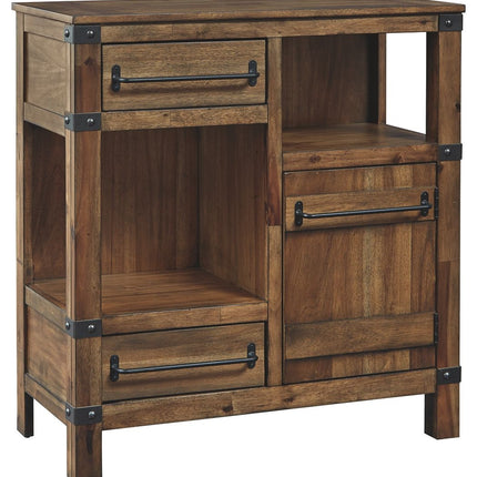 Roybeck - Accent Cabinet - Light Brown / Bronze