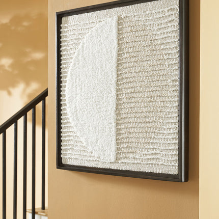 Bachard - Wall Decor - Tan / White