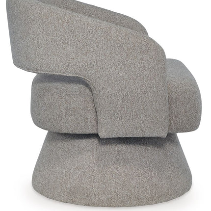 Nashkins - Swivel Accent Chair - Pebble