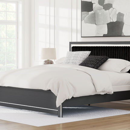 Zuraleus - Upholstered Panel Bed