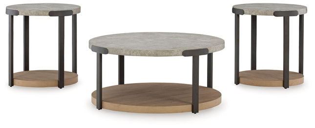 Darthurst - Occasional Table Set (Set of 3) - Light Brown
