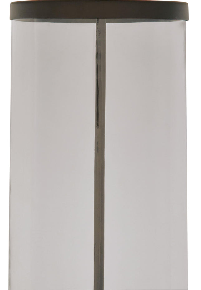 Junrow - Glass Table Lamp - Clear / Brown