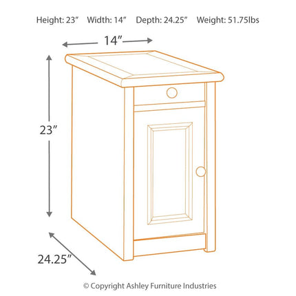 Bolanburg - Chair Side End Table