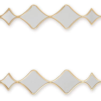 Harriswood - Accent Mirror Set (Set of 2) - Gold Finish