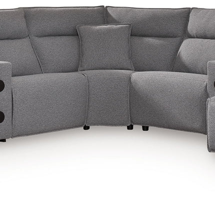 Modmax II - Reclining Sectional - Salt And Pepper