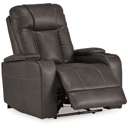 Feazada - Power Recliner With Adj Headrest
