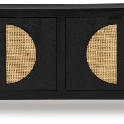 Cliffiings - Accent Cabinet - Black / Natural