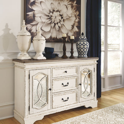 Realyn - Dining Room Server - Chipped White