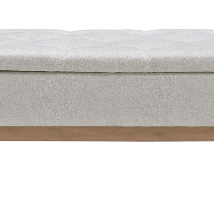 Briarson - Storage Bench - Beige / Brown