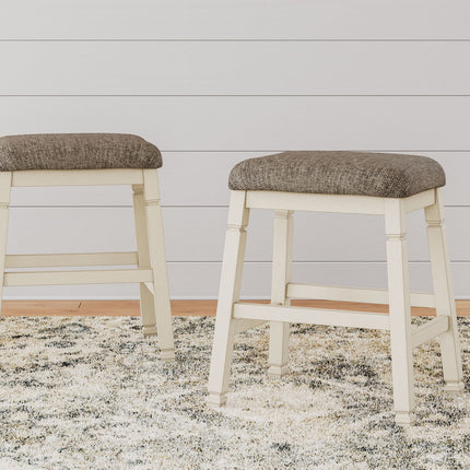 Bolanburg - Upholstered Stool (Set of 2) - Beige