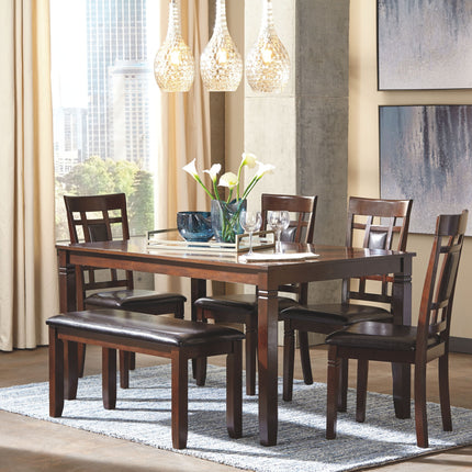 Bennox - Dining Room Table Set (Set of 6) - Brown