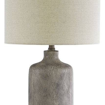 Linus - Ceramic Table Lamp  - Antique Black
