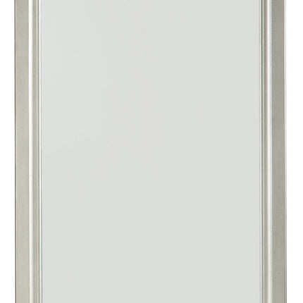 Evesen - Floor Standing Mirror With Storage - Champagne