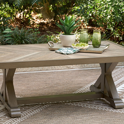 Laguna Heights - Rectangular Cocktail Table - Beige