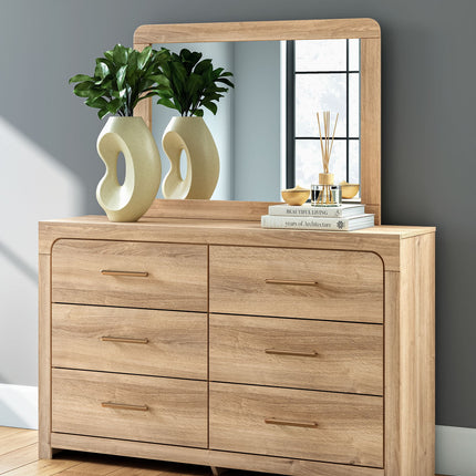 Kinlanni - Bedroom Mirror - Tan