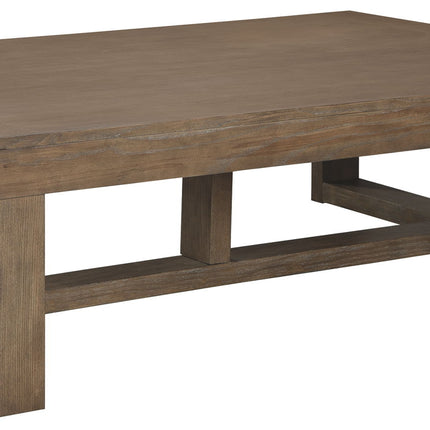 Cariton - Rectangular Cocktail Table - Gray