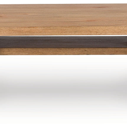 Kristiland - Rectangular Cocktail Table - Light Brown