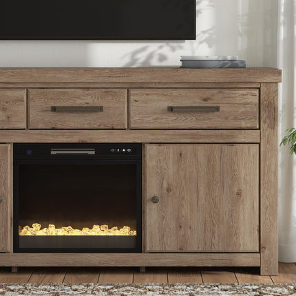 Garistyn - TV Stand With Fireplace Option