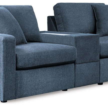 Modmax - 3-Piece Sectional Sofa With Storage Console - Fabric - Ink