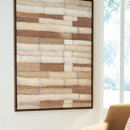 Kalanmore - Wall Art - Brown / Tan / White