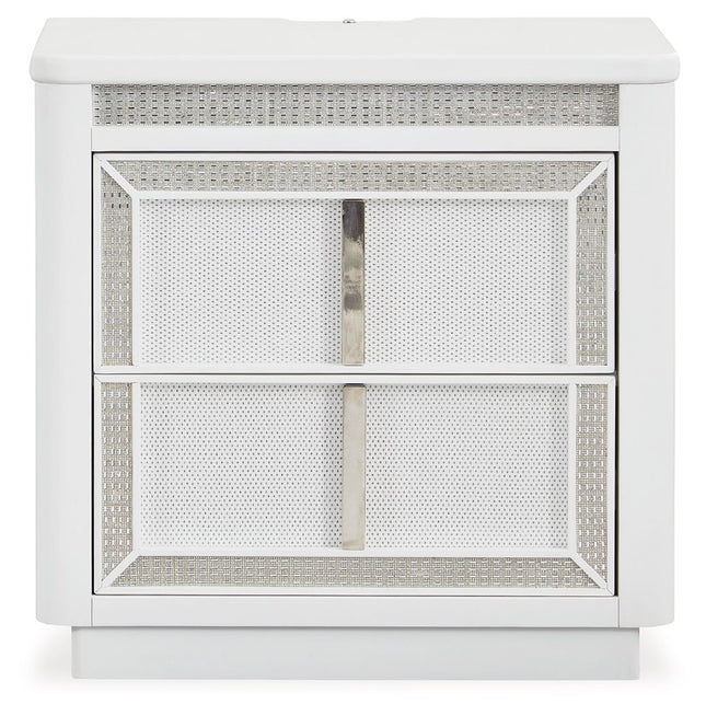Chalanna - Two Drawer Night Stand - White