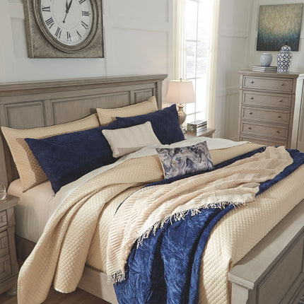 Lettner - Five Drawer Chest - 2-handles - Light Gray