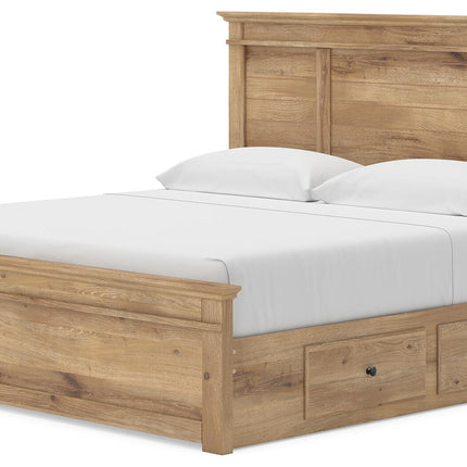 Makidern - Panel Storage Bed