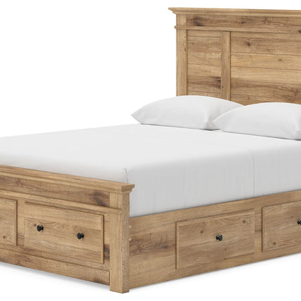 Makidern - Panel Storage Bed