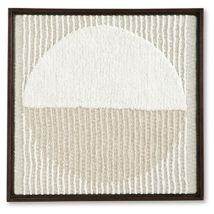 Bachard - Wall Decor - Tan / White