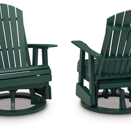 Shell Beach - Swivel Glider Chair - Green