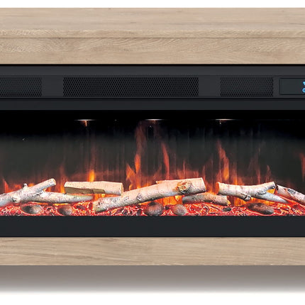 Cayboni - LG TV Stand With Fireplace Option