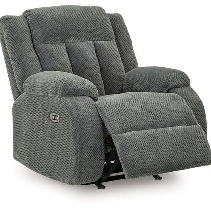 Observation - Power Rocker Recliner - Steel