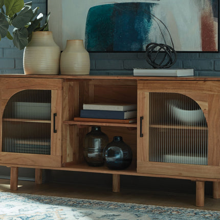 Adway - Accent Cabinet - Natural Brown