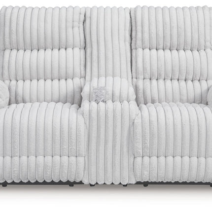 Rhines Falls - 2 Pc. - Power Reclining Sofa And Loveseat - Alloy