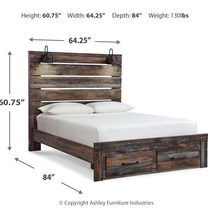 Drystan - Panel Bed