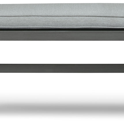 Elite Park - Bench With Cushion - Gray