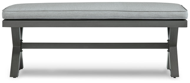 Elite Park - Bench With Cushion - Gray