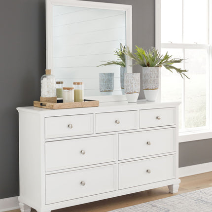 Fortman - Dresser And Mirror - White