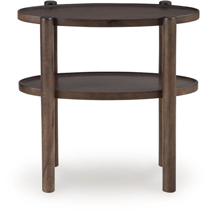 Wiattbury - Accent Table - Gray Brown
