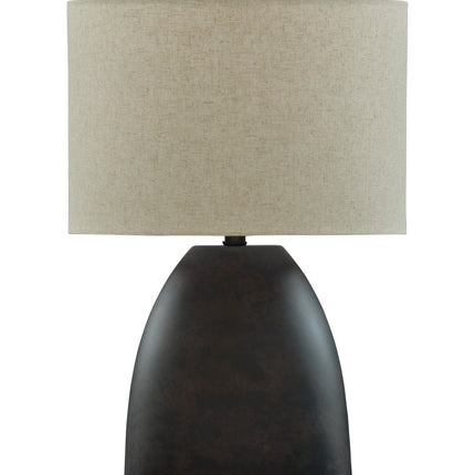 Sethmore - Terracotta Table Lamp - Antique Black