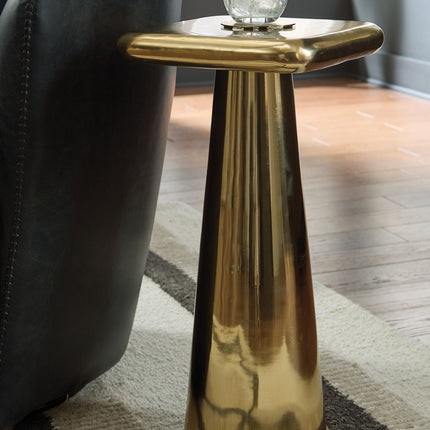 Dallenburg - Accent Table - Gold Finish