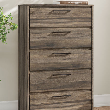 Elbrim - Five Drawer Chest - Brown