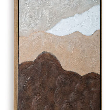 Fanthorne - Wall Art - Tan / Brown / White