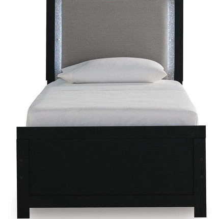 Maeling - Upholstered Panel Bed