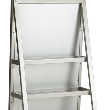 Evesen - Floor Standing Mirror With Storage - Champagne